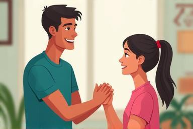 Image of an athlete receiving support
