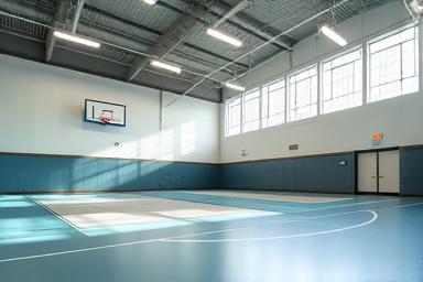 Image of a modern sports facility interior