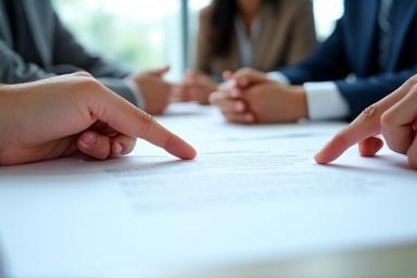 Image showing people discussing a sponsorship contract